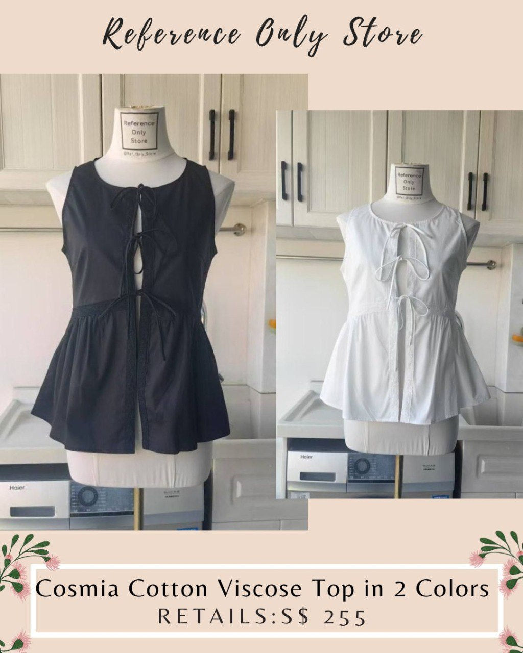 ref cosmia cotton viscose top