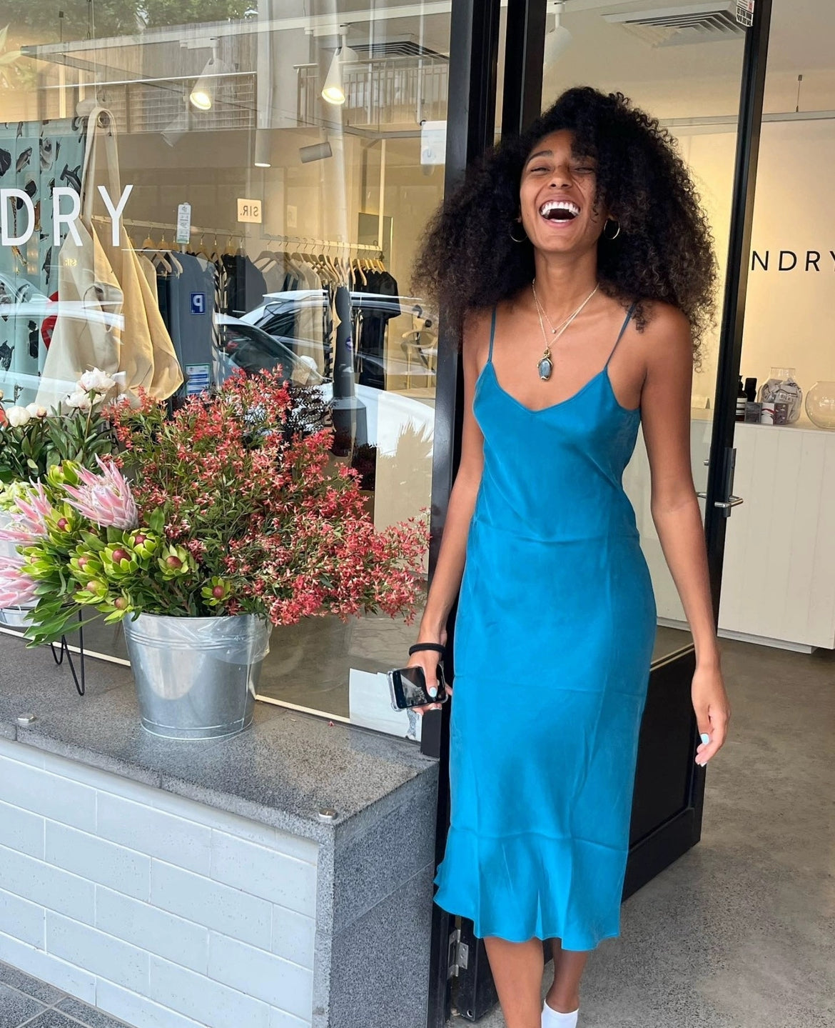 90s slip dress Ripple Silk Midi Small a timeless design that captures the natural texture of the oceans shoreline Fashion always comes from somewhere