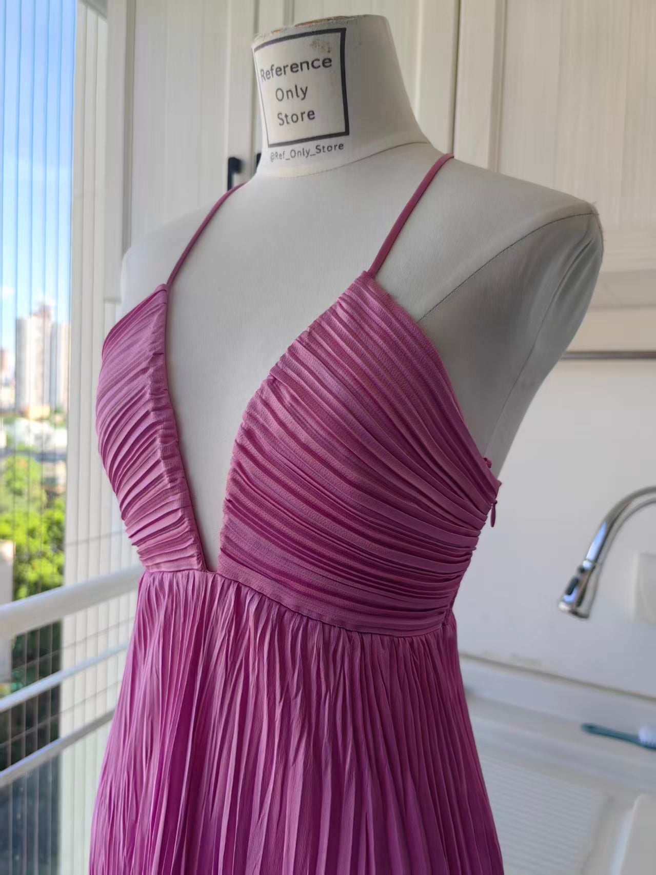Alc Angelina pleated midi dress