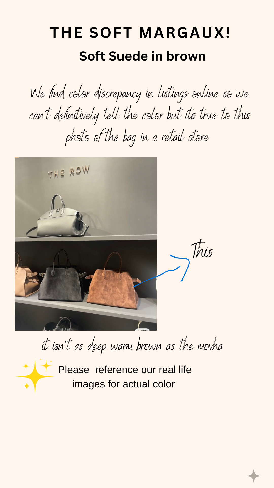 TR Brown Suede Margaux Bag
