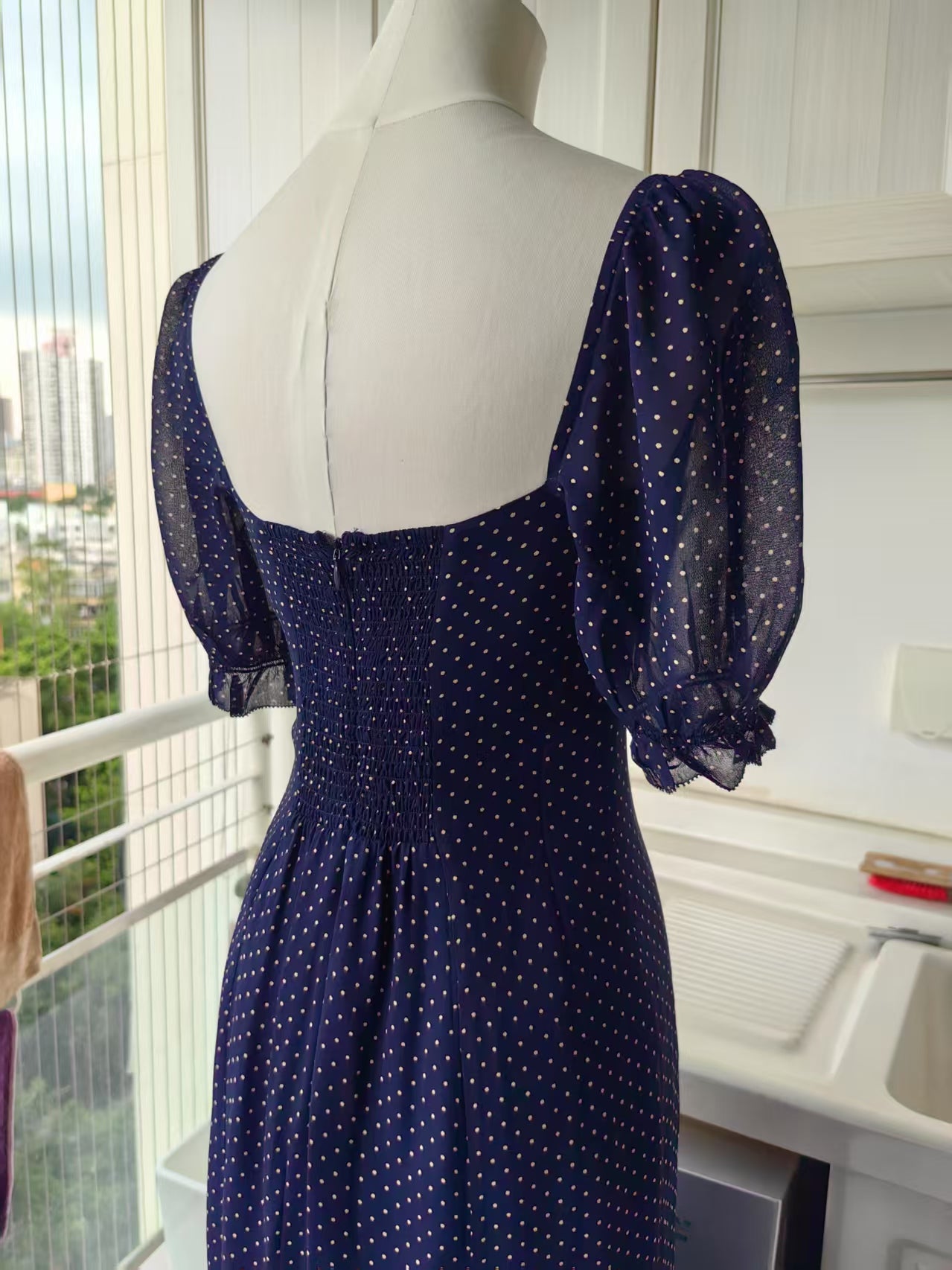 Ref Gloria viscose midi dress in 2 colors