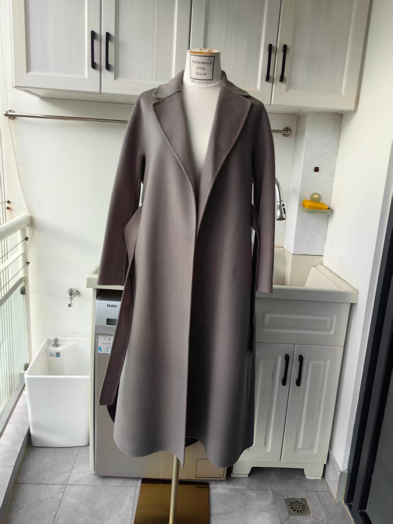 MM Esturia wool broadcloth midi coat in 3 colors