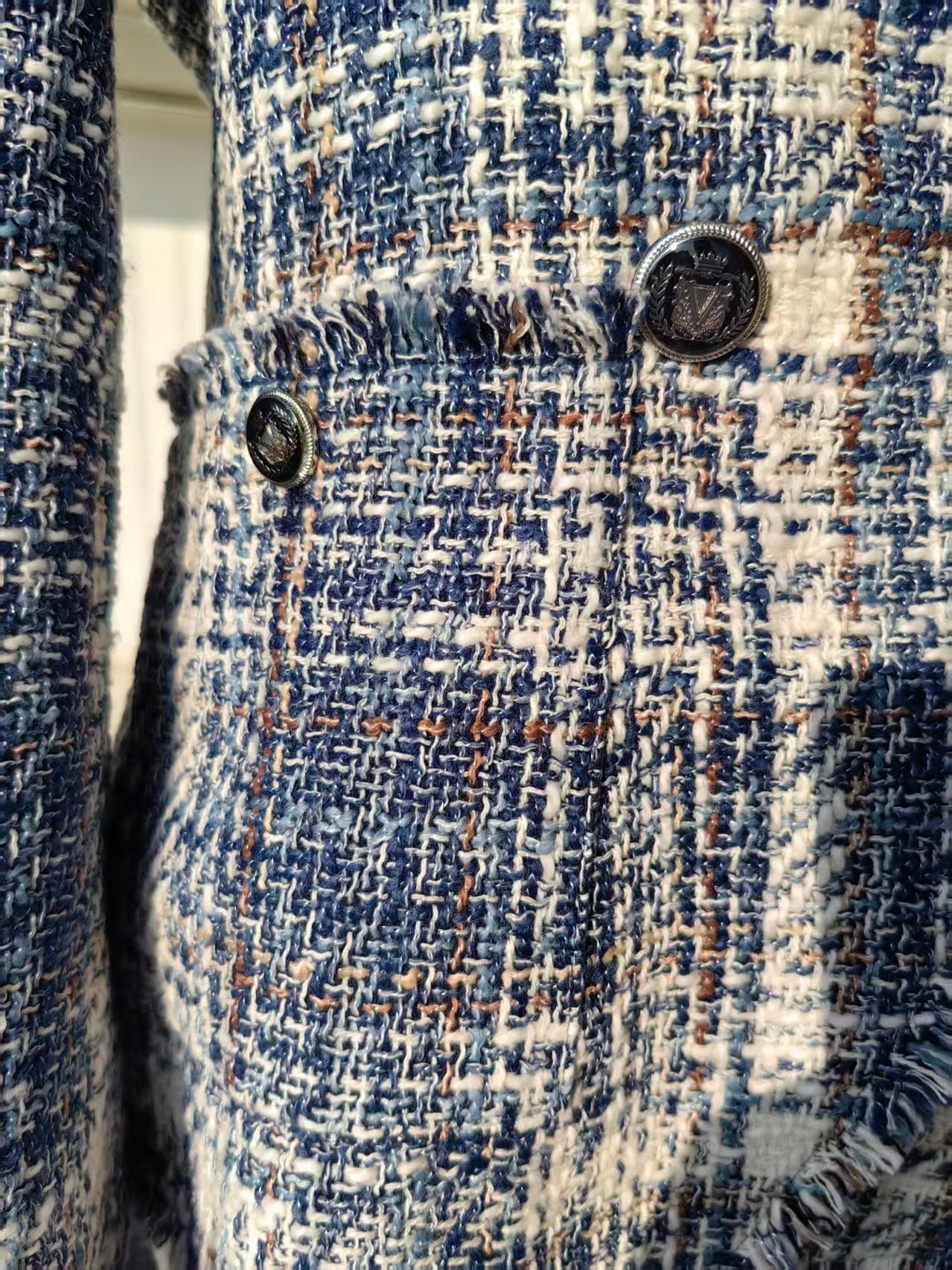 VB Tweed Dickey jacket in blue