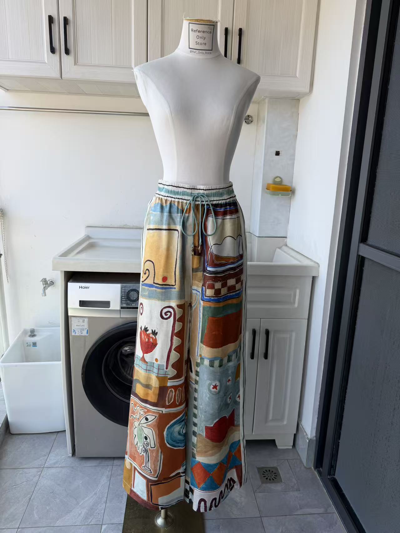 AM Resort canvas silk shirt and pants