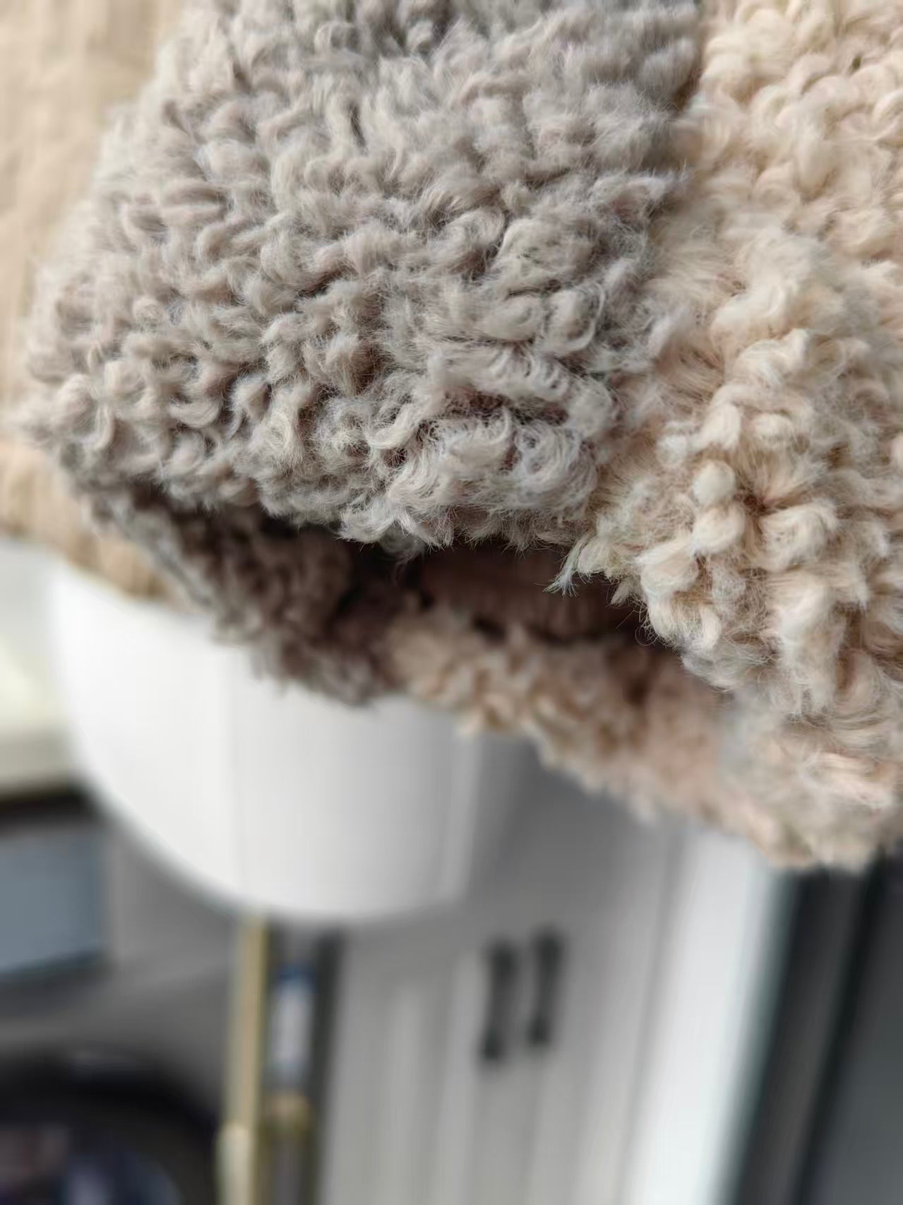 PJ Kaede cotton blend fleece bomber jacket