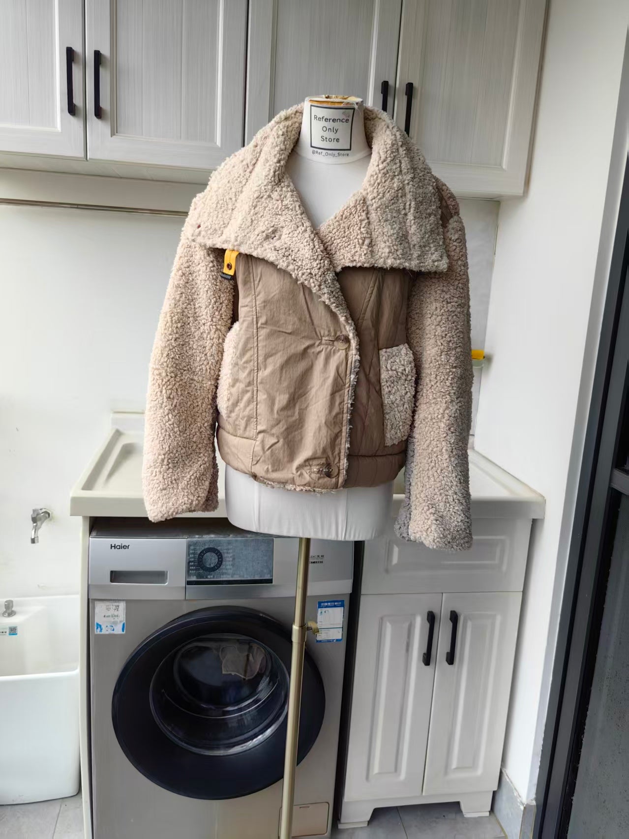 PJ Kaede cotton blend fleece bomber jacket