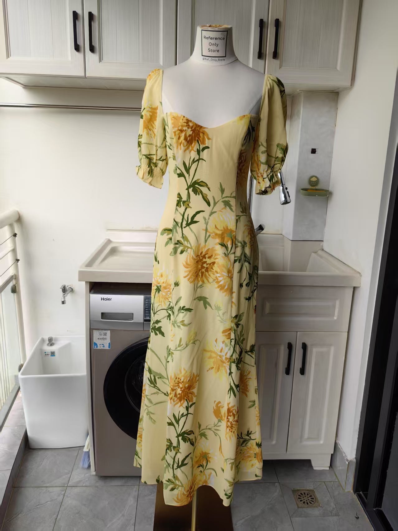 Ref Gloria viscose midi dress in 2 colors