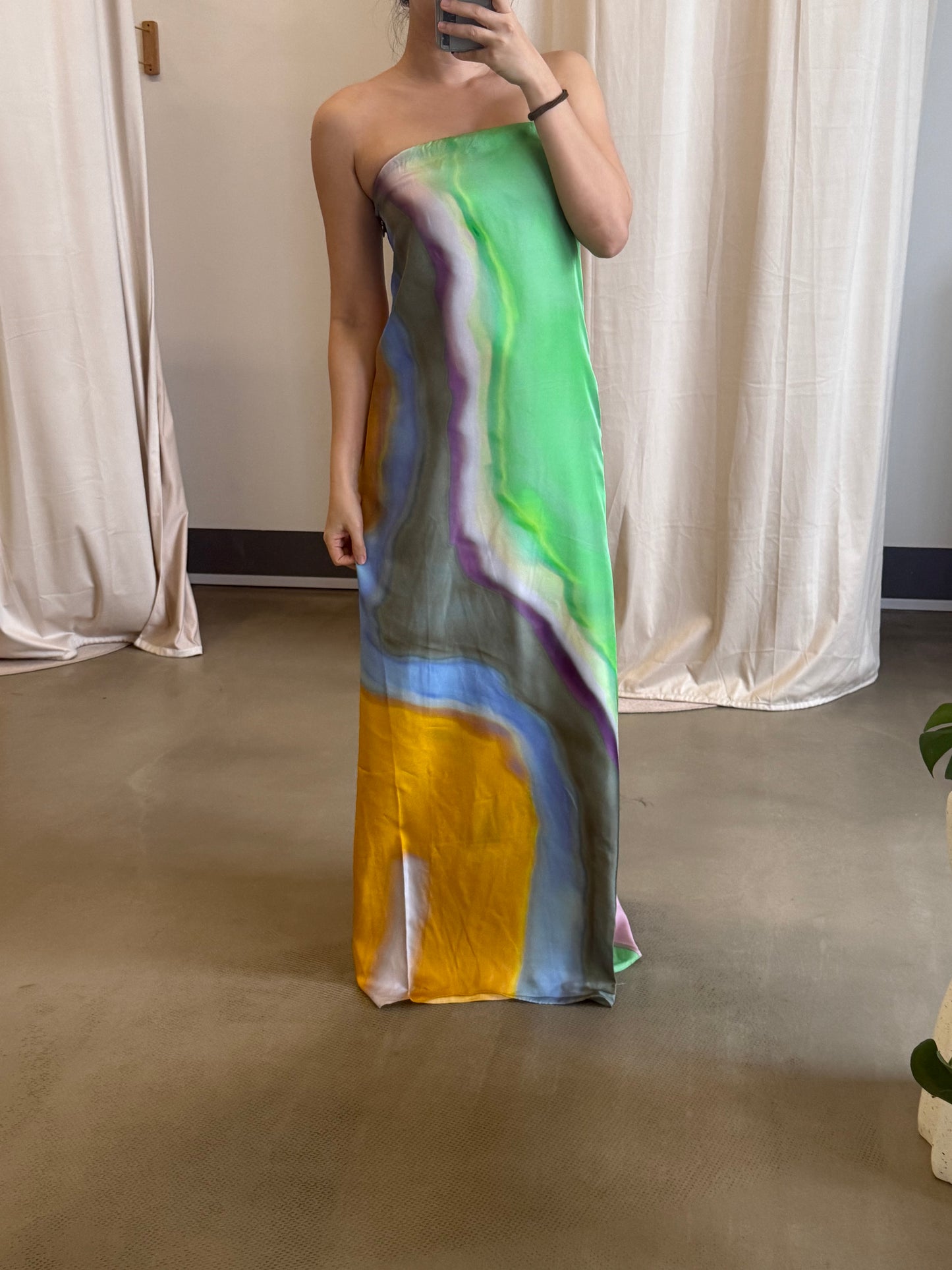 CE Aura silk Maxi dress
