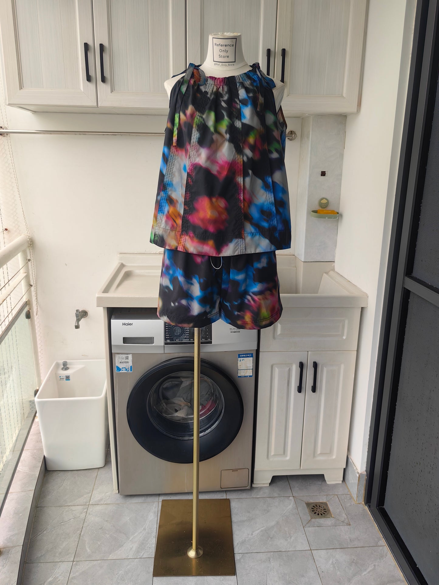 UJ Printed cotton Zoe top & Marn shorts