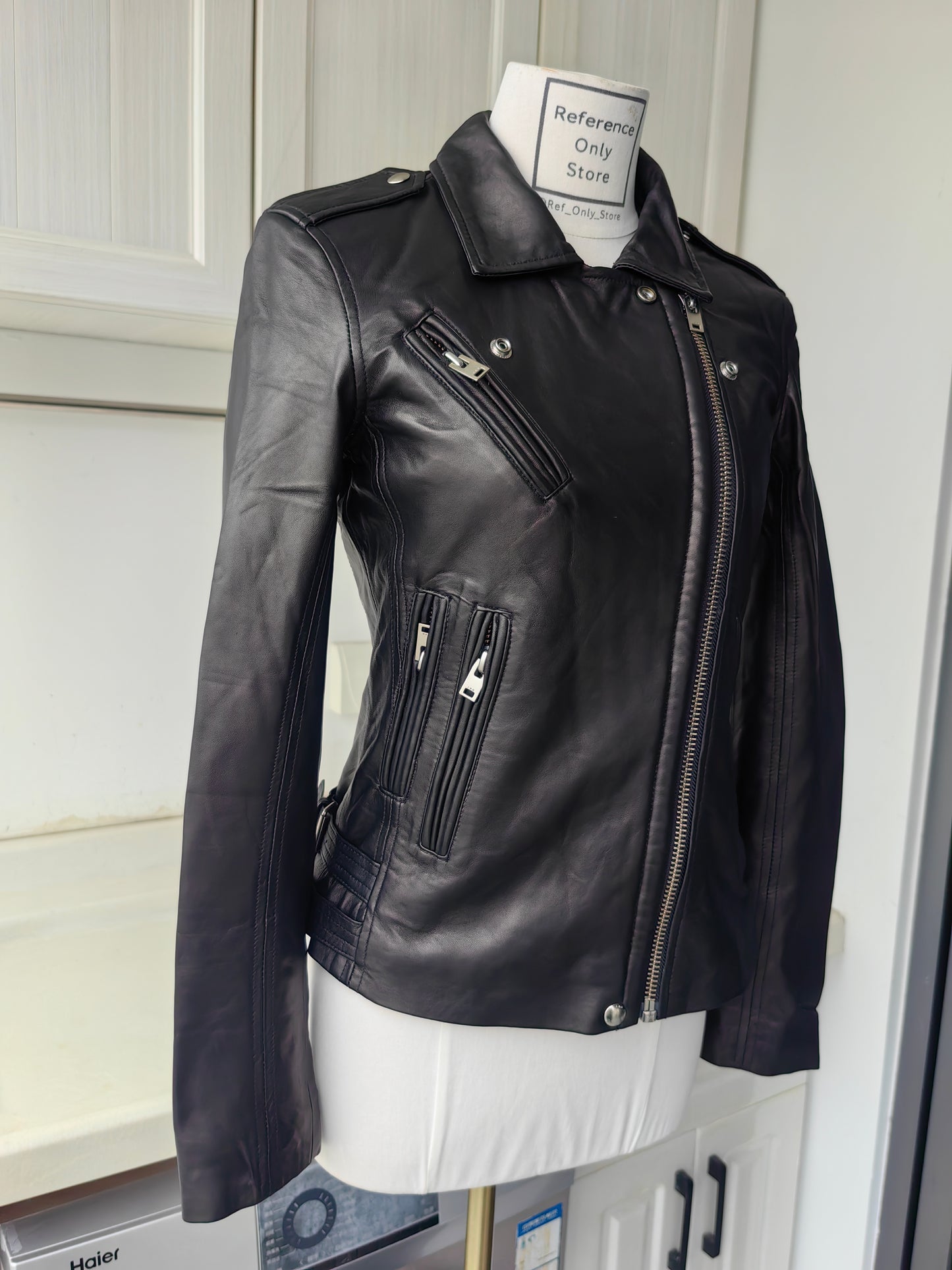 IR Newhan Leather Jacket in Black