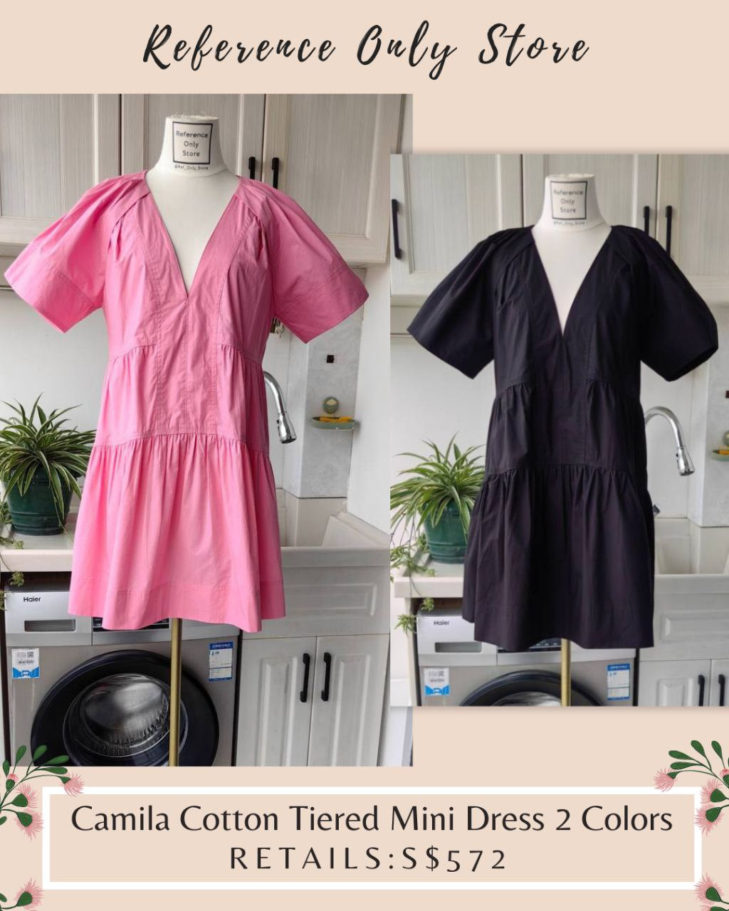 Alc camila cotton tiered mini dress