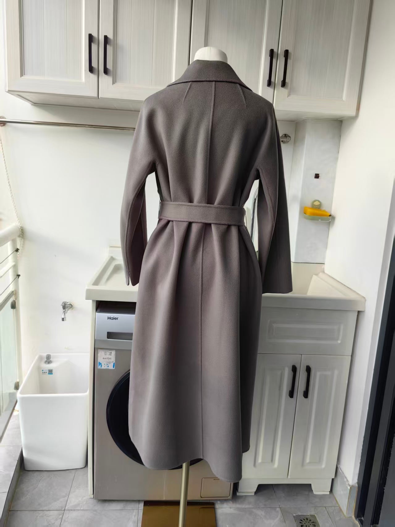 MM Esturia wool broadcloth midi coat in 3 colors