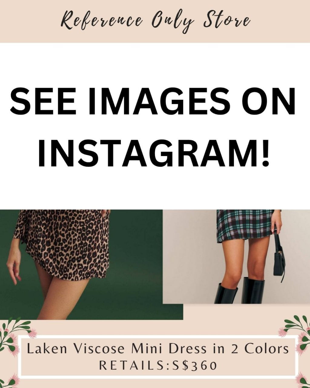 Ref Laken viscose mini dress