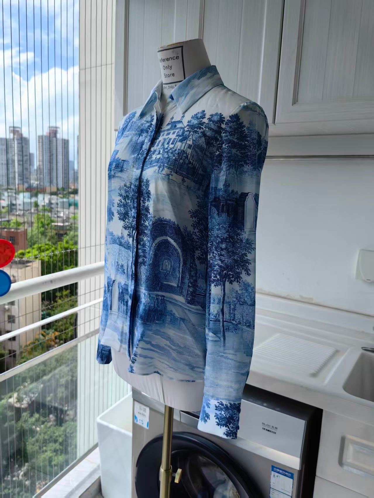 AO Willa silk blouse long sleeve top shirt