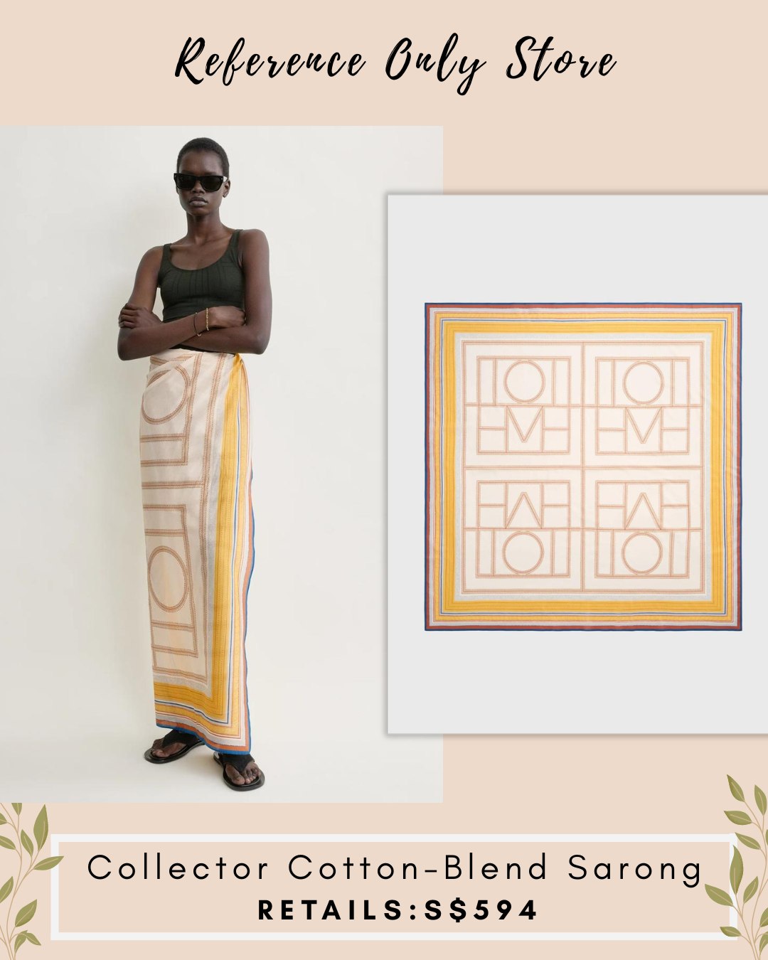 Tot Collector cotton blend sarong