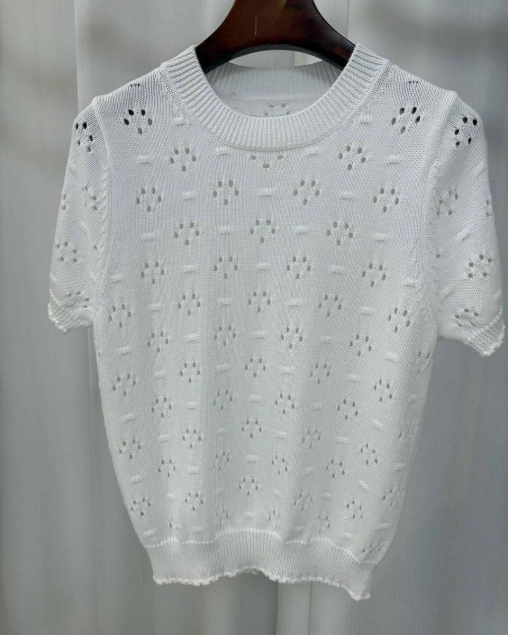 MM Cotton crew neck short sleeve sweat shirt top