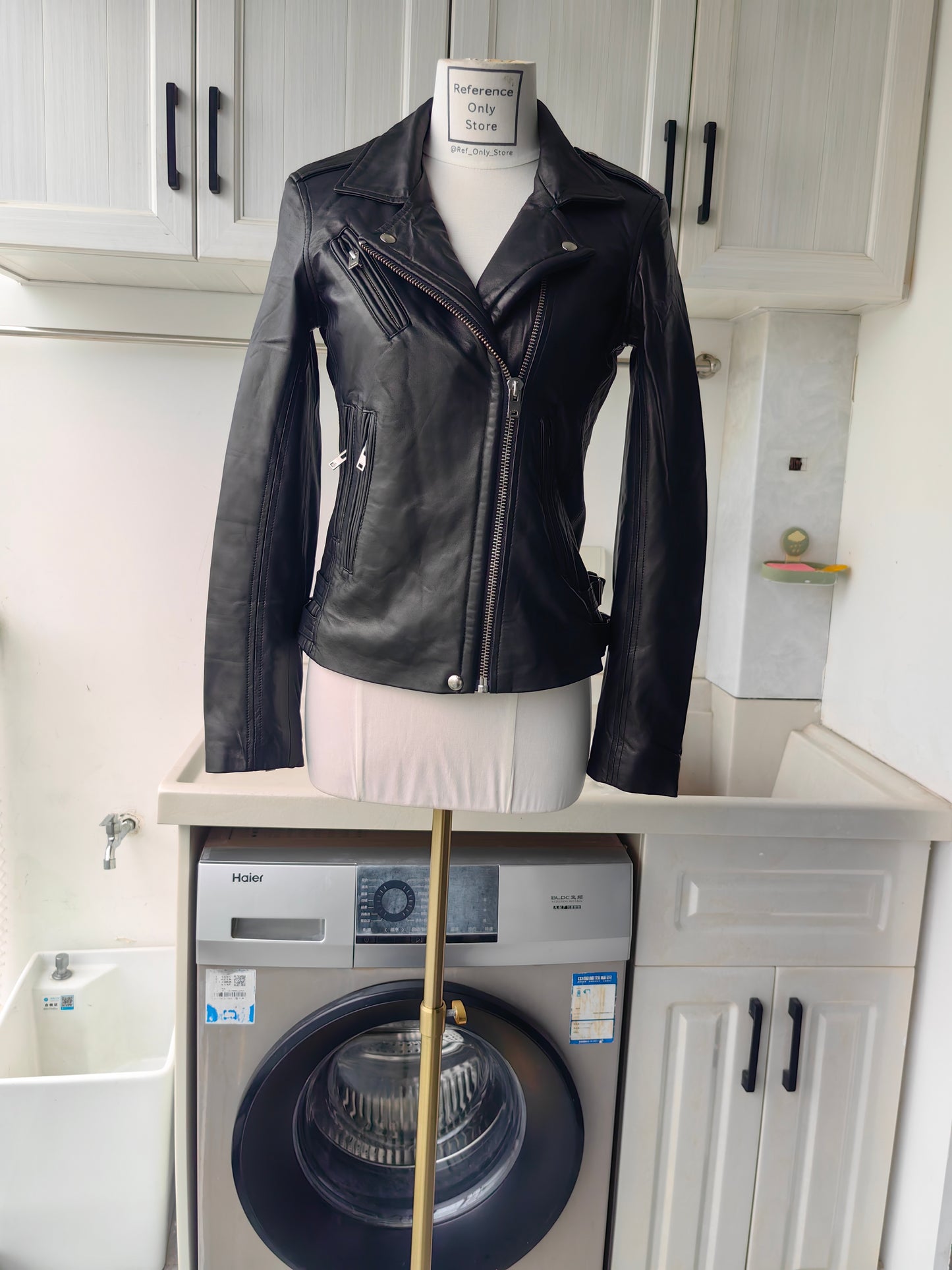 IR Newhan Leather Jacket in Black