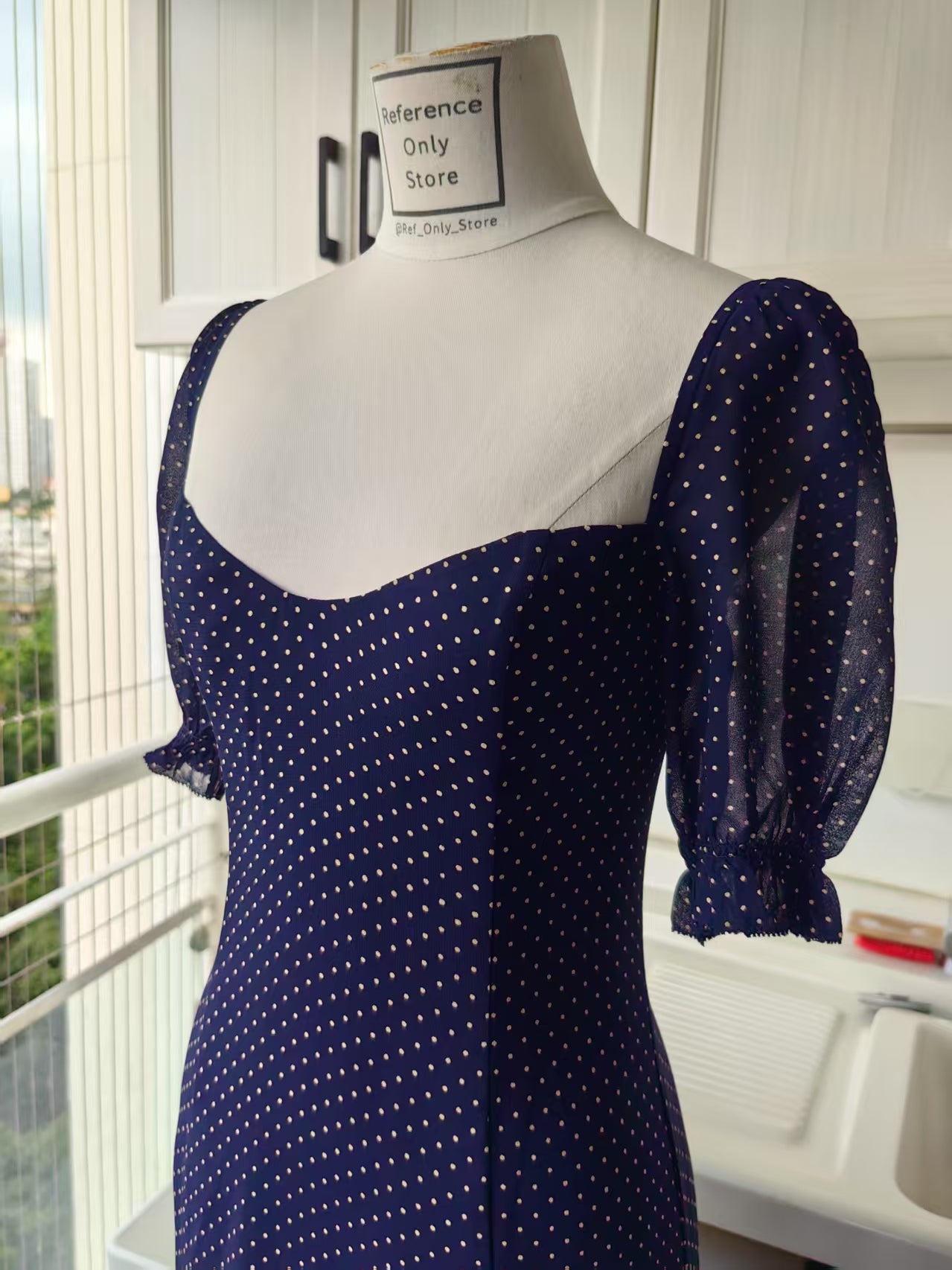 Ref Gloria viscose midi dress in 2 colors