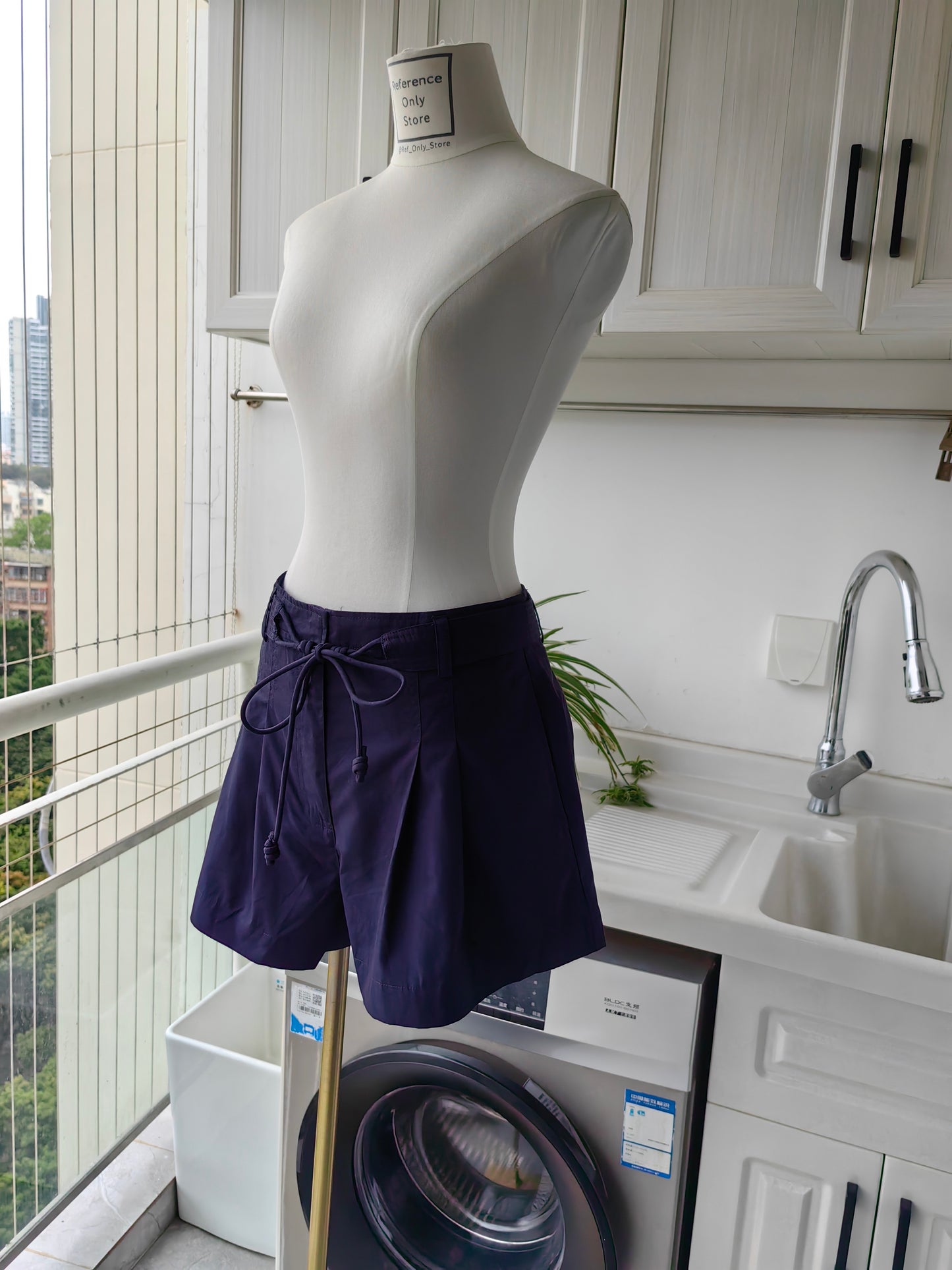 UJ Iris Cotton Belted Shorts in 3 colors