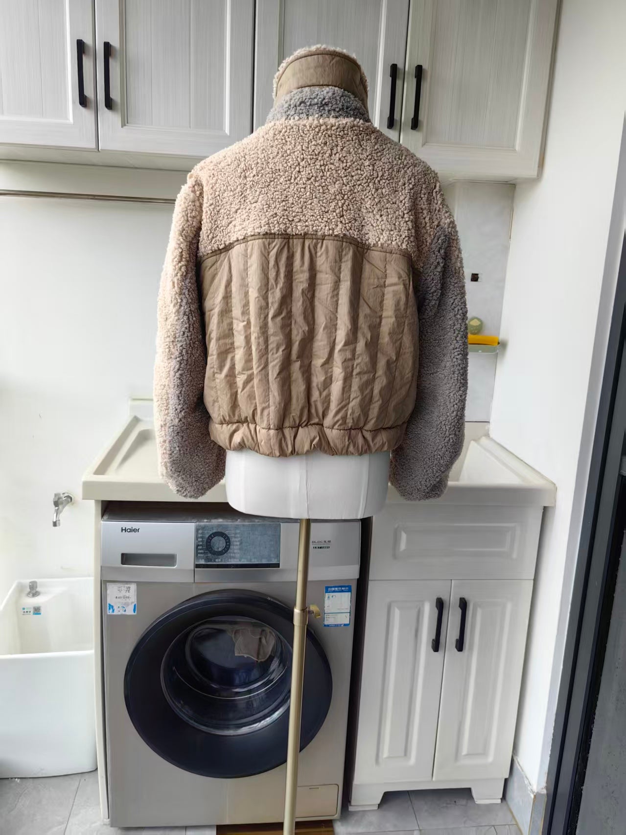 PJ Kaede cotton blend fleece bomber jacket