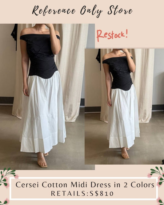 Back! JS Cersei Cotton midi dress