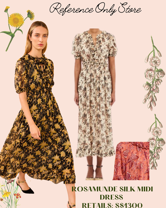 UJ Rosamunde Silk midi dress