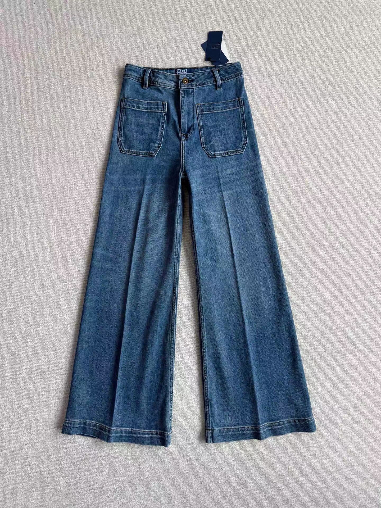 RL High Rise cotton boot jean