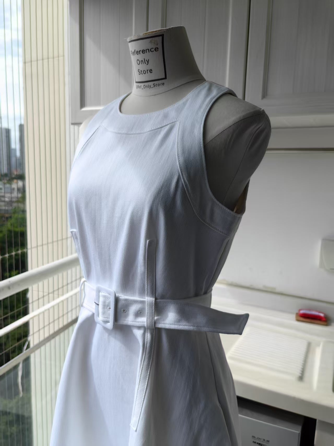 New colors! CAS Zelda denim cotton blend midi dress