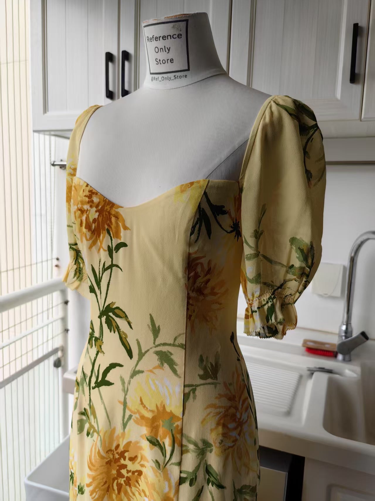 Ref Gloria viscose midi dress in 2 colors