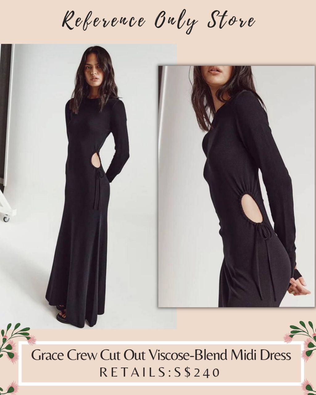 DSS Grace cut out dress