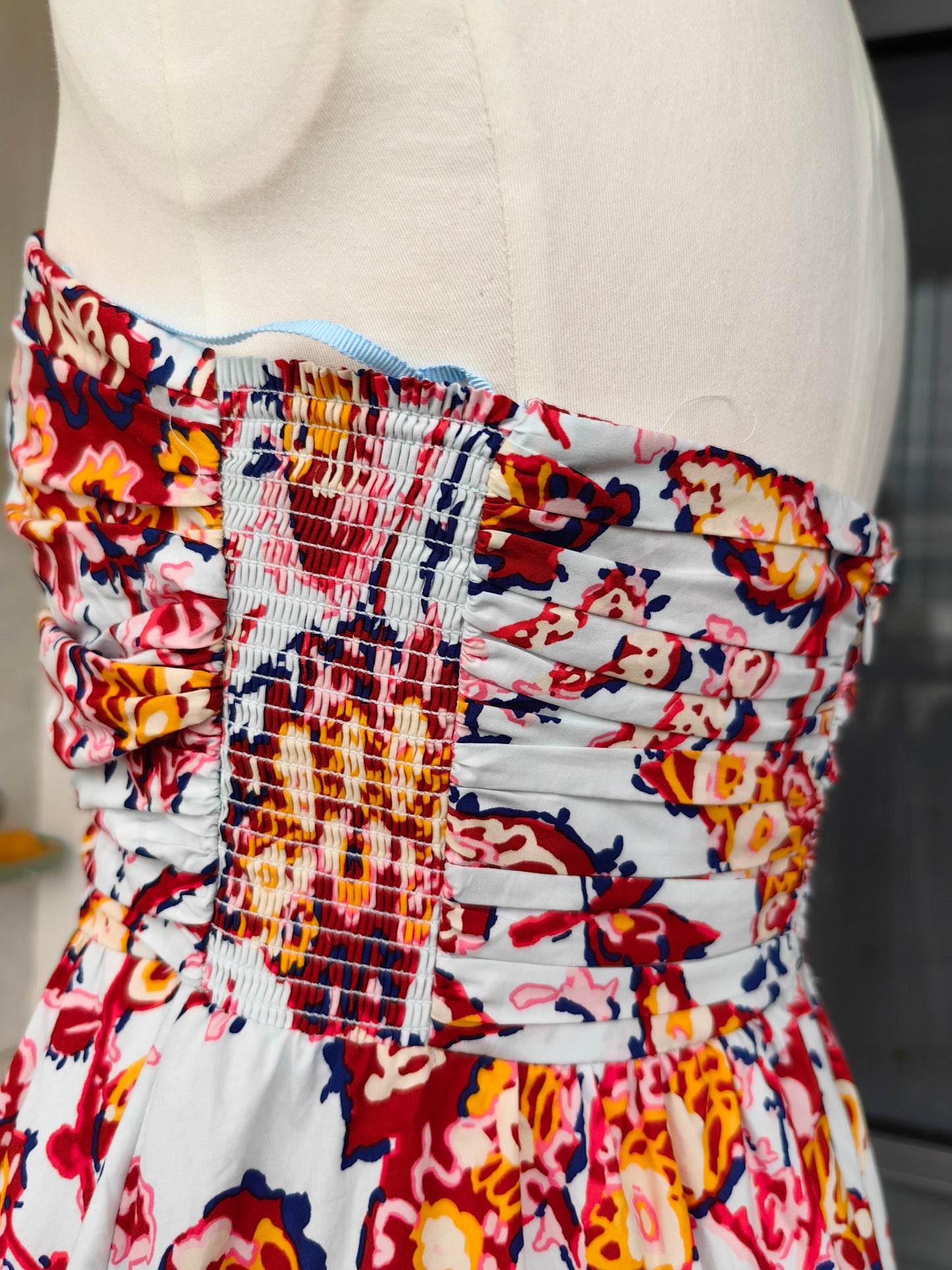 ALC Tate Strapless A line maxi dress