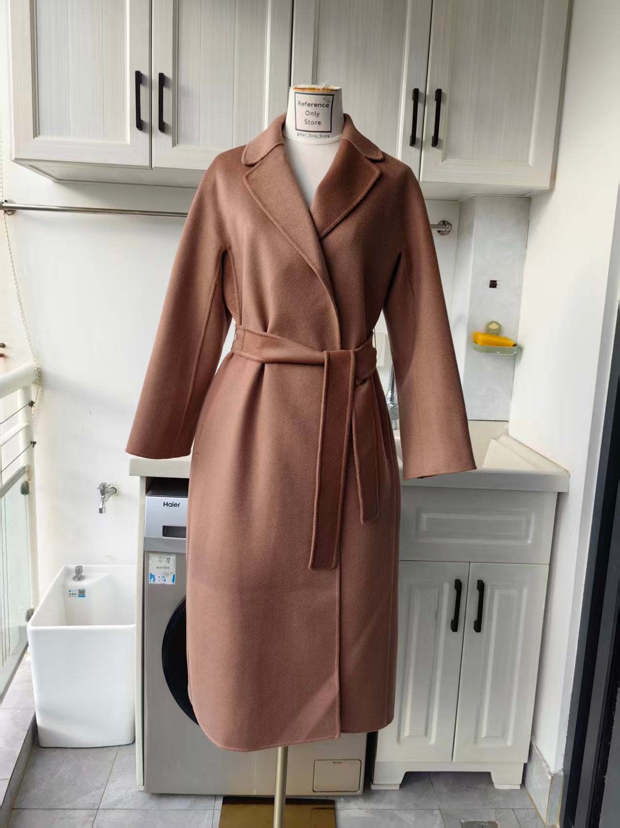 MM Esturia wool broadcloth midi coat in 3 colors