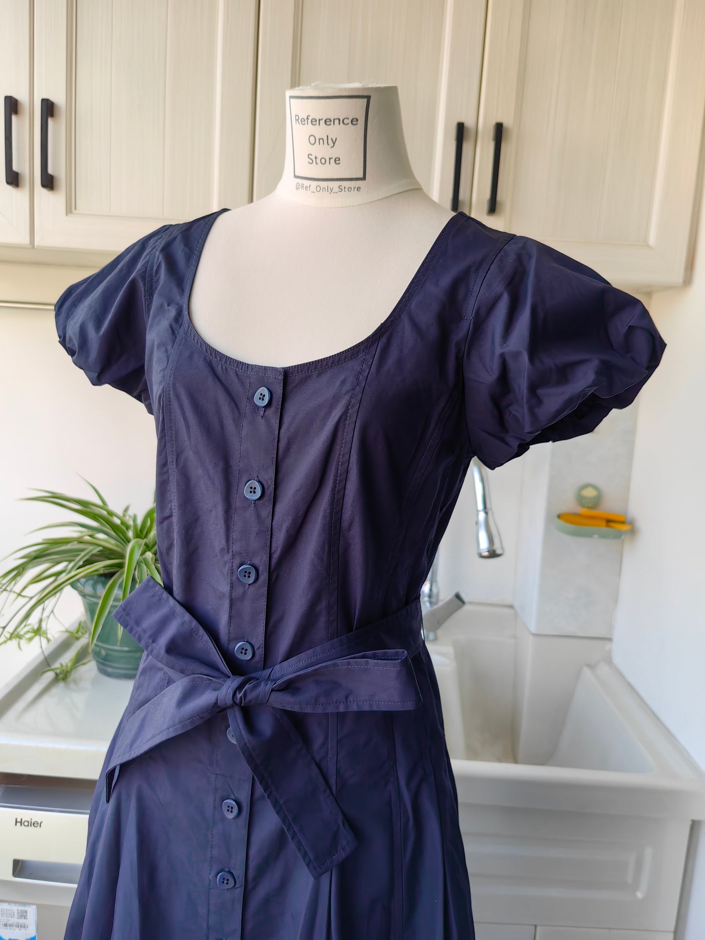 UJ Rhea Belted Midi Dress in 2 colors