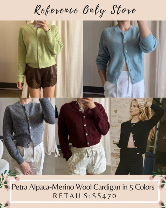 DN Petra Alpaca merino wool cardigan