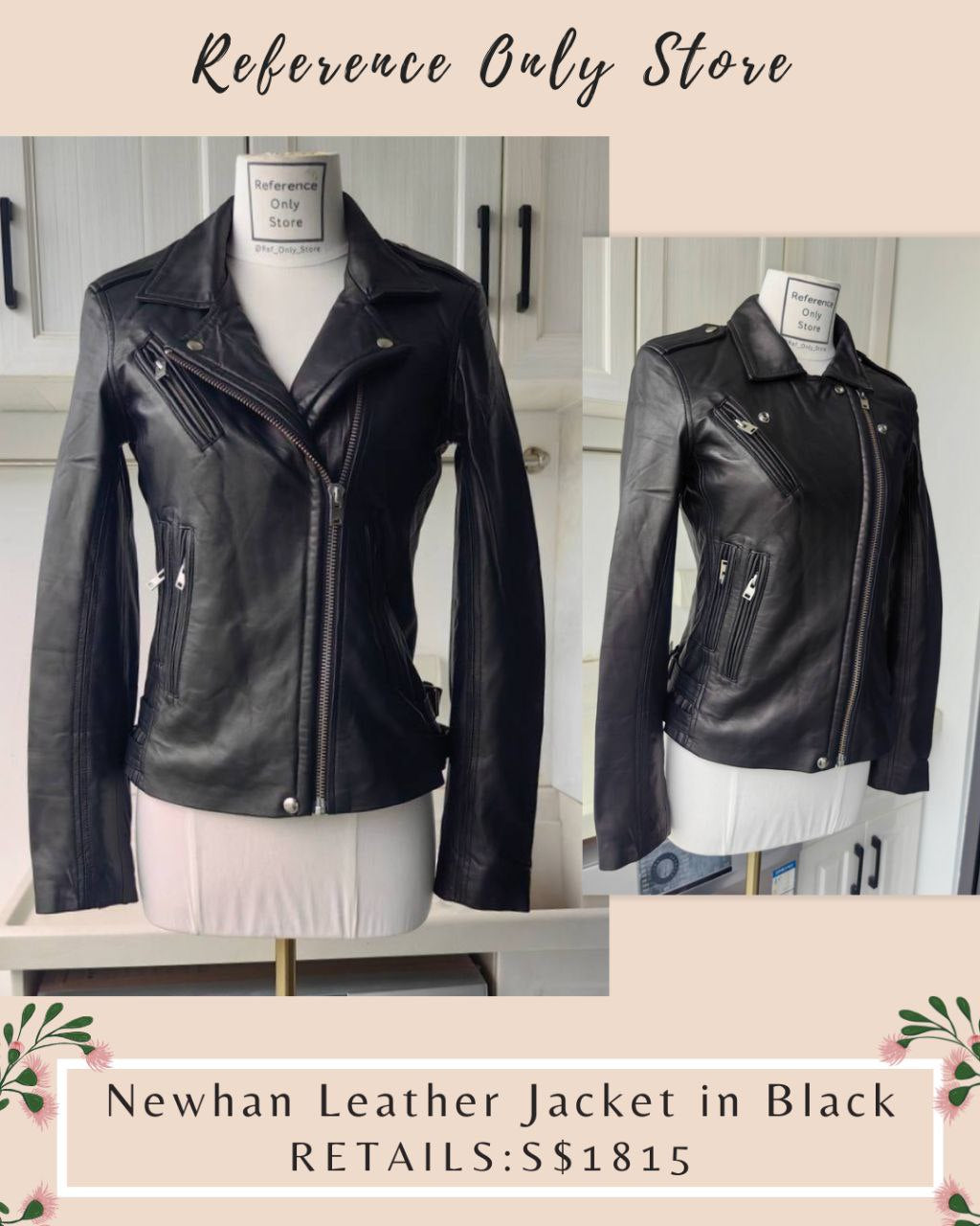 IR Newhan Leather Jacket in Black