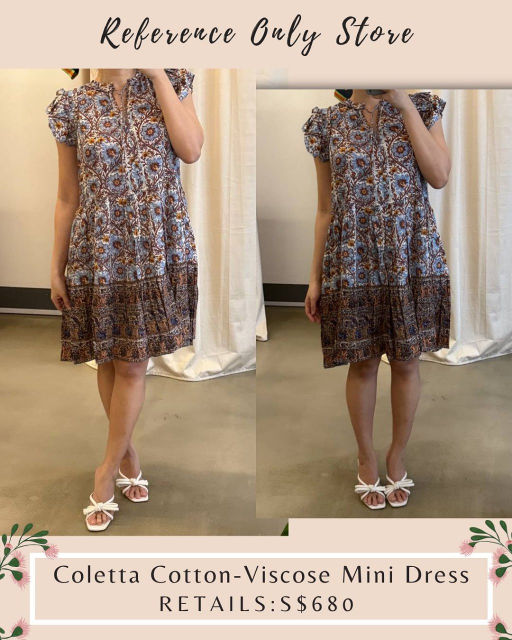 UJ Coletta cotton viscose mini dress