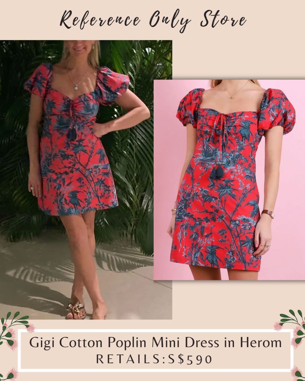 Cc Gigi Cotton Poplin Mini Dress