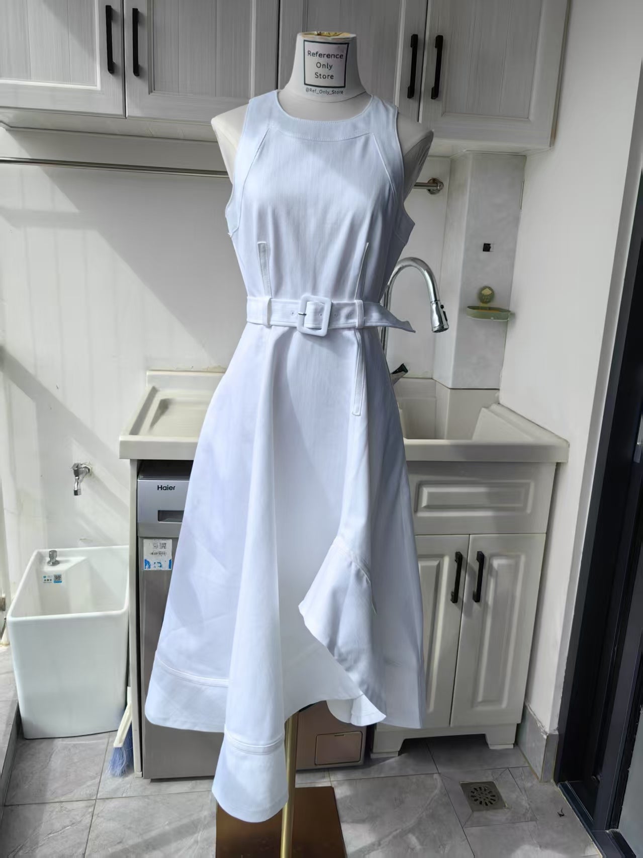 New colors! CAS Zelda denim cotton blend midi dress