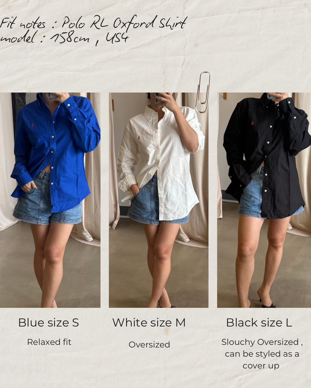 New colors! RL Men's / unisex Garment Dyed Cotton oxford Shirt in 4 colors