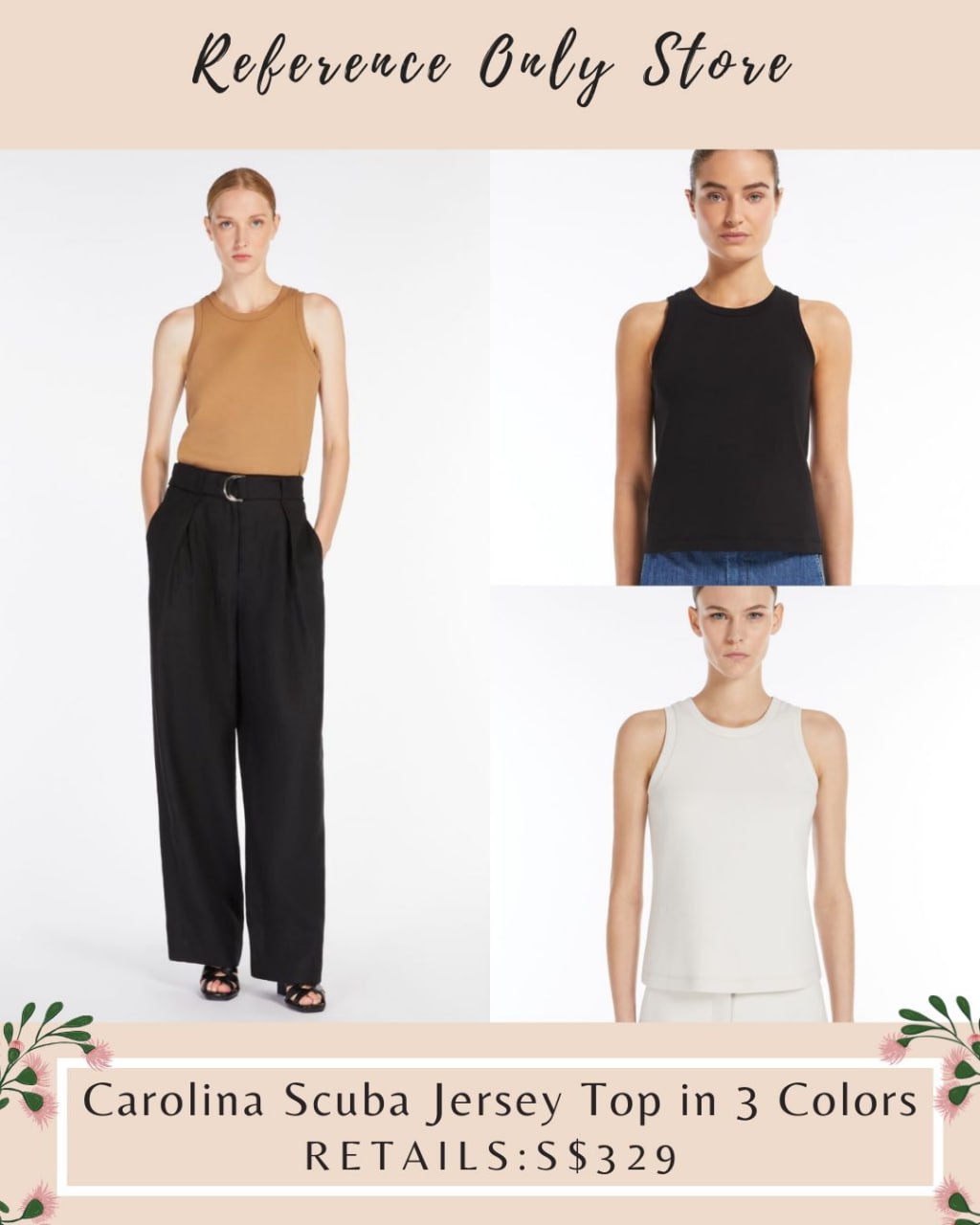 MM Carolina scuba jersey top