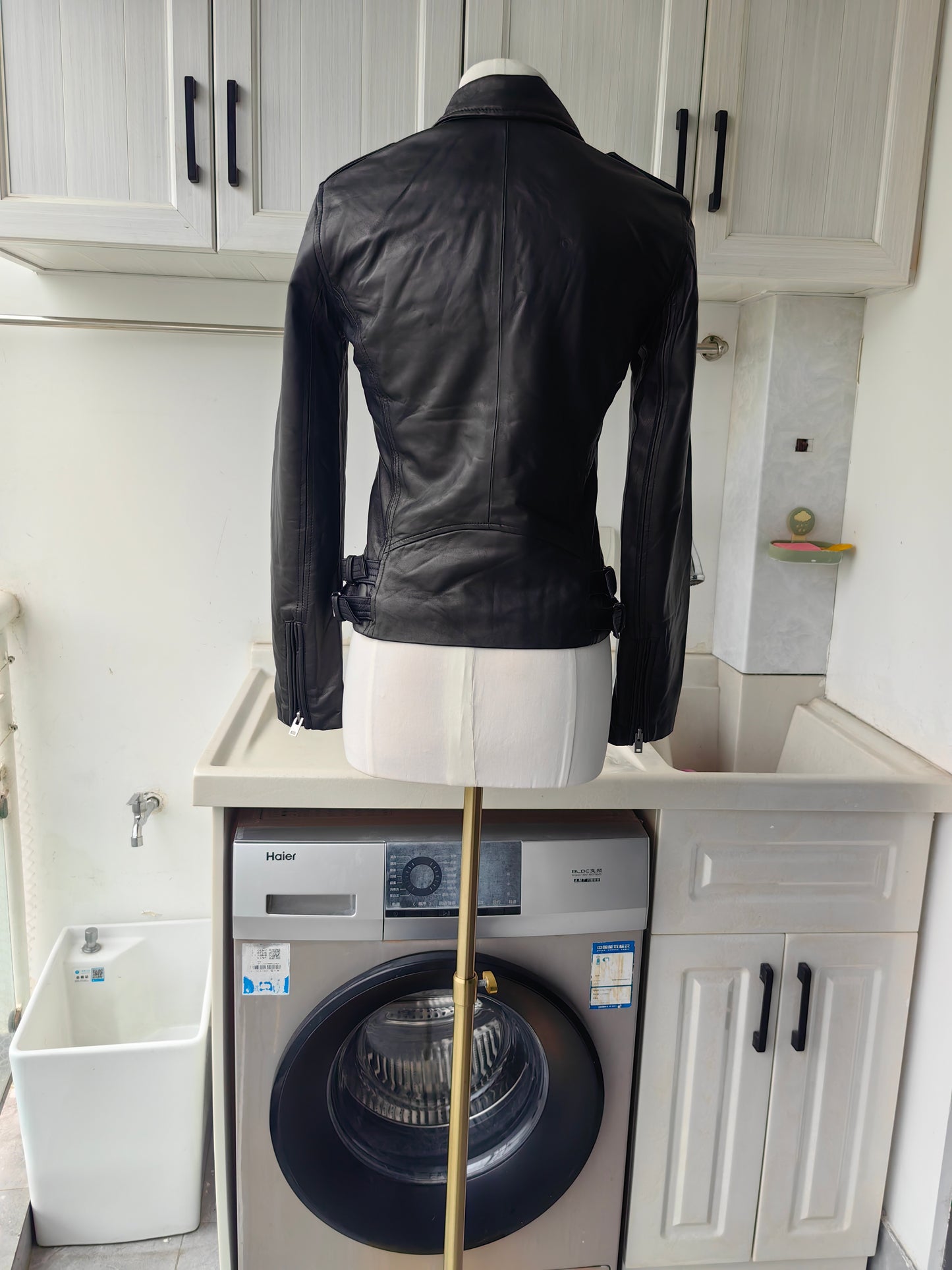 IR Newhan Leather Jacket in Black