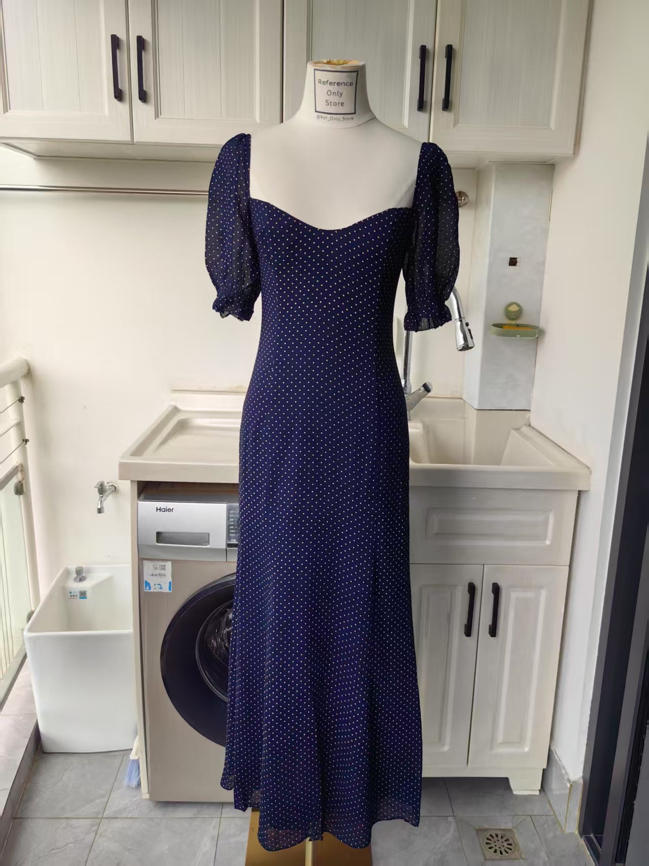 Ref Gloria viscose midi dress in 2 colors