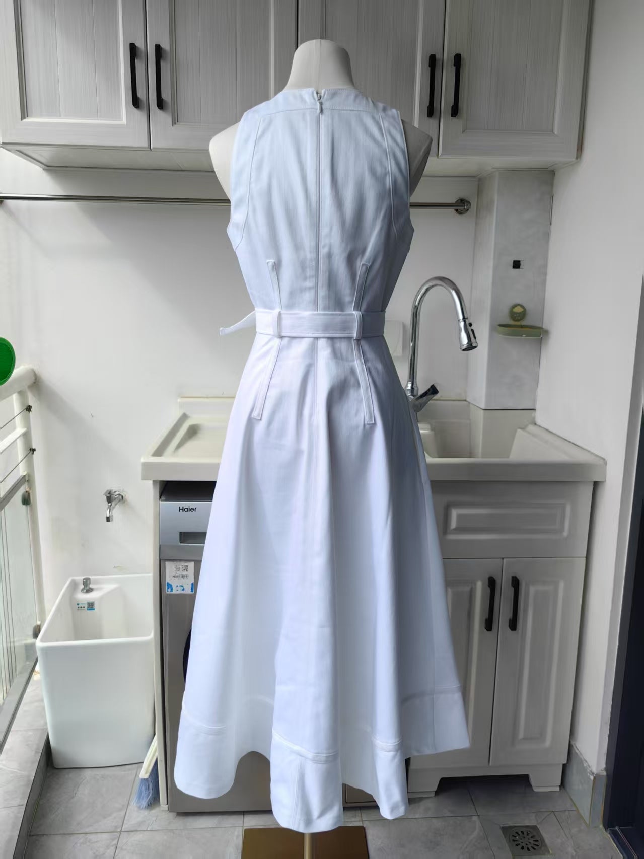 New colors! CAS Zelda denim cotton blend midi dress