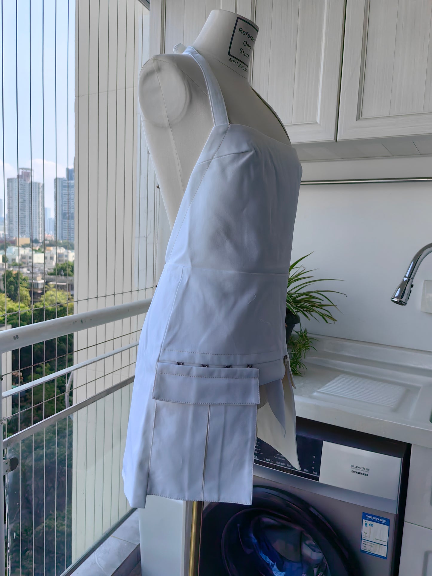 DL Apron Cargo Mini Cargo Dress