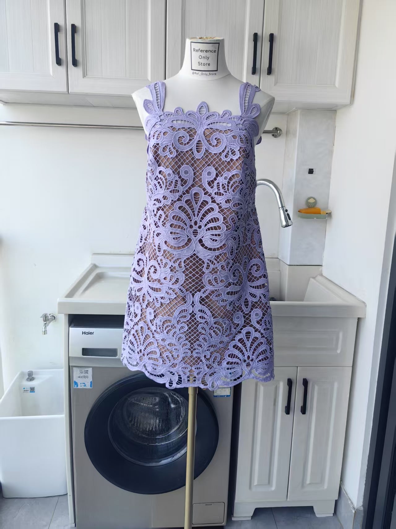 SP Guipure Lace Mini Dress