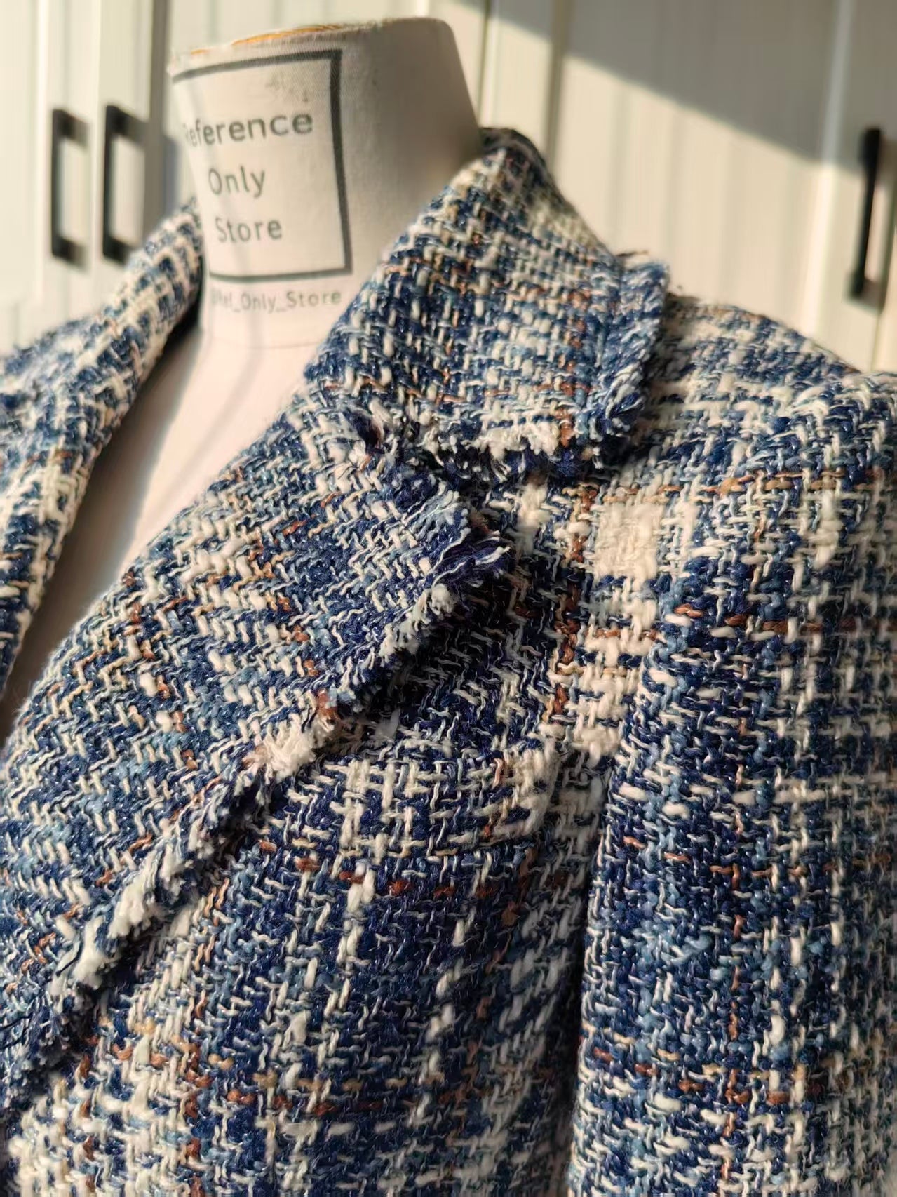 VB Tweed Dickey jacket in blue