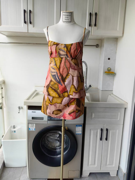 STL Talulah linen cami and mini skirt