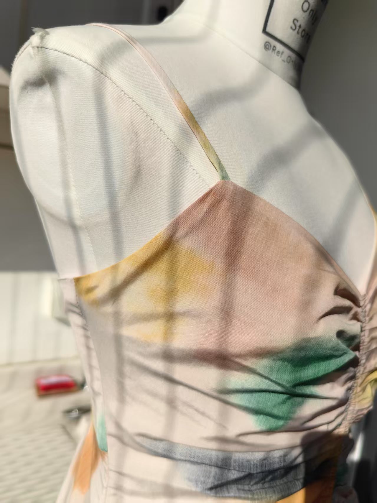 Alc lindsey floral cotton blend midi dress