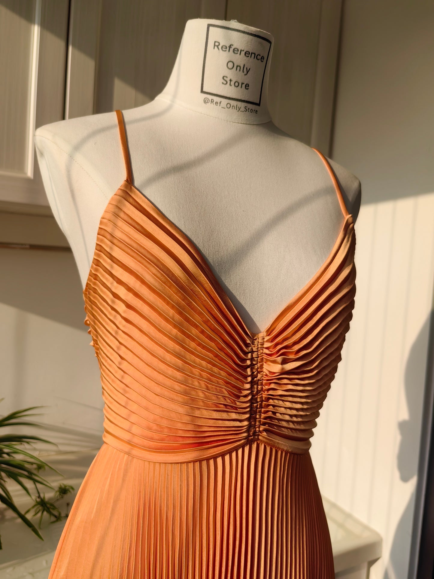ALC Aries pleated maxi dress