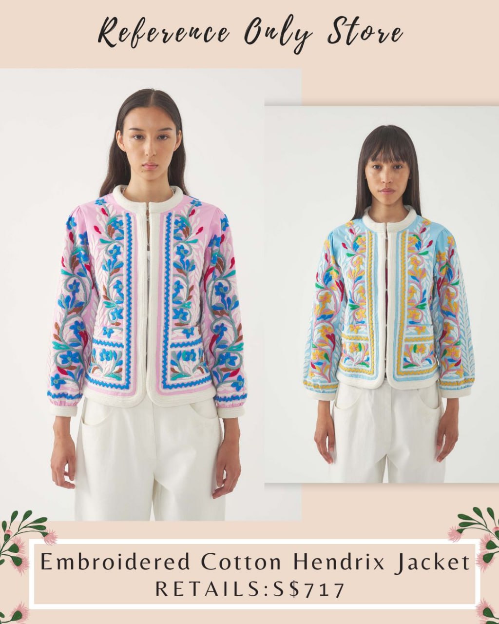 AB embroidered Hendrix cotton jacket